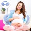 ToysCentral Basics 1 Pc Side Sleeper Pregnancy Pillow- Belly Support Pillow, Pregnancy Support Pillow | Pregnancy Maternity Pillow with Reduces Pressure, Maternity Belly Support Pillow for Pregnant Women, Blue view 2