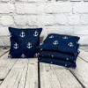 Beach Life Cornhole Bags (4 Pack) (Anchors Navy) view 3