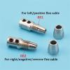 DingMotuo RC Boat Flexible Coupling Left/Right Stainless Steel 8 * 4.76mm 5 * 4.76/4/3.8/3.18mm 4 * 4/3.18mm 3.18 * 3.18/3/2mm Flex Collet Coupler (Size : 8mm to 4.76mm 001) view 3