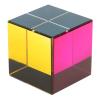 Color Cube Lightweight Glass 6 Sides Light Refractive Optical Cube Prism for Desktop (40mm) view 2