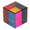Color Cube Lightweight Glass 6 Sides Light Refractive Optical Cube Prism for Desktop (40mm) view 3