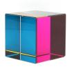 Color Cube Lightweight Glass 6 Sides Light Refractive Optical Cube Prism for Desktop (60mm) view 2