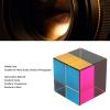 Color Cube Lightweight Glass 6 Sides Light Refractive Optical Cube Prism for Desktop (50mm) view 2