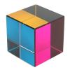 Color Cube Lightweight Glass 6 Sides Light Refractive Optical Cube Prism for Desktop (50mm) view 4