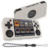 Compatible with RG35XX H Retro Handheld Game Console, Soft Silicone Protective Case for RG35XX H with Lanyard - White view 1