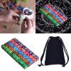 50Pcs 6 Side 16mm Dices Educational Dices Engraving Acrylic Polyhedral Dices D6 Dices Party Family Board Game Dices 16mm Six Sided Acrylic Dices 6 Sided Dices Role Playing Dices Square Corner Cube view 2