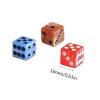 50Pcs 6 Side 16mm Dices Educational Dices Engraving Acrylic Polyhedral Dices D6 Dices Party Family Board Game Dices 16mm Six Sided Acrylic Dices 6 Sided Dices Role Playing Dices Square Corner Cube view 4