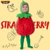 Spooktacular Creations Halloween Strawberry Costume for Baby,Toddler Fruit Costume with hood for Halloween Cosplay Party (12-18 Months) view 2