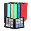 CCERQWZ 900 Pockets Card Binder Sleeves with Zipper, Double Sided Pockets Card Holder Carry Card Case for Basketball, PKM Baseball, Soccer, Rugby and More Card Storage (Color : Liene red) view 4