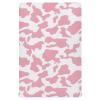 Pfrewn Crib Sheets for Boys Girls Pink Cow Fitted Crib Sheet Fits Standard Crib Mattress Pads Stretch Soft Toddler Baby Sheet, 52x28x9IN view 1