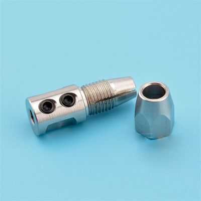 DingMotuo RC Boat Flexible Coupling Left/Right Stainless Steel 8 * 4.76mm 5 * 4.76/4/3.8/3.18mm 4 * 4/3.18mm 3.18 * 3.18/3/2mm Flex Collet Coupler (Size : 8mm to 4.76mm 002)