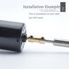 2pcs Copper Coupling Drive Shaft Connector Motor Shaft Coupling 2/2.3/3/4mm to 2/3/3.17/4/ 5mm with Screw for RC Boat Car&Robot (Size : 3 to 6mm) view 4