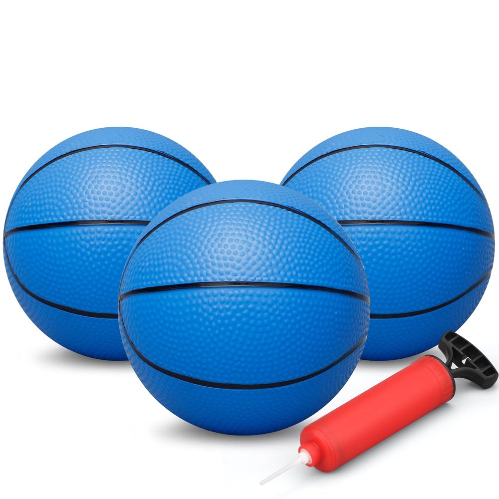 Mini Indoor Basketball Hoop + 3PCS 7in Basketballs Pack