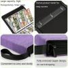 CCERQWZ 1PCS Anime Cartoon Cards Collection Album 400-900 Pcs Playing Cards Holder Book Zipper Binder for Game Cards & Sports Cards (Size : 4G-CS-Pink Purple) view 4