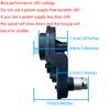 24 Volt RS555 35000RPM High Torque Power Wheels Motor Gearbox Upgrade Suitable for Realtree 24v UTV Parts/Dynacraft Disney/Batman Quad Parts/Dune Racer Motor,18V view 2