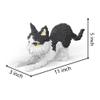 alltogetho Cow Cat Model Micro Mini Building Block Toys Sets: Enjoy Layered Black-and-White Patterns with The Dynamic Running Pose view 4