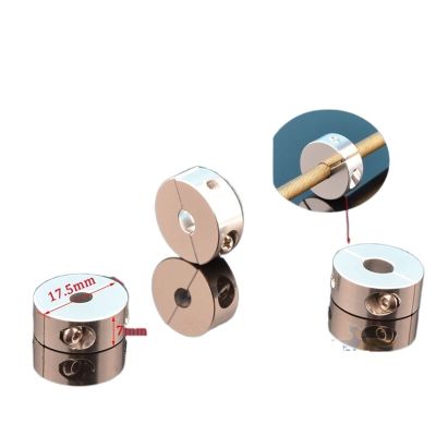 DingMotuo Aluminum Alloy 4.76mm/5mm/6.35mm Flex Cable Saver Lock Flexible Shaft Clamp Anti-Skid Shaft Lock for Rc Boat (Size : 4.76mm)