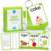 WJPC 55 Cards, 106 PCS High Frequency Sight Words Flash Cards (Kindergarten), Toddler Flash Cards for Kids Ages 4,5,6,7 Years. Learn to Read, Write, Sentence-Making view 1