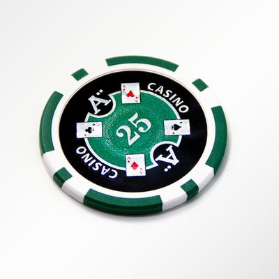 50 $25 Ace Casino Clay Composite 13.5 Gram Poker Chips
