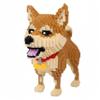 alltogetho Enjoy The Delightful Company of The Tolerant and Peaceful Shiba Inu with Micro Mini Building Block Dog Toys Set: A Toy for a Dog Lover view 1