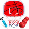 Dilabnba 3PCS 7'' Replacement Ball + Mini Basketball Hoop view 1