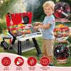 35pcs Kitchen Toy Set, Toy BBQ Grill Set, Cooking Toy Set, Little Chef Play, Kids Grill Playset Interactive BBQ Toy Set, Kids Kitchen Playset Toy Christmas Birthday Gift view 3