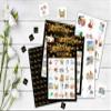 HEZNZXQ Retirement Bingo Party Game Cards, Black and Gold Themed Office Bingo Games, Retirement Party Favors Decorations, 24 Players for Adult Party Supplies -08 view 3