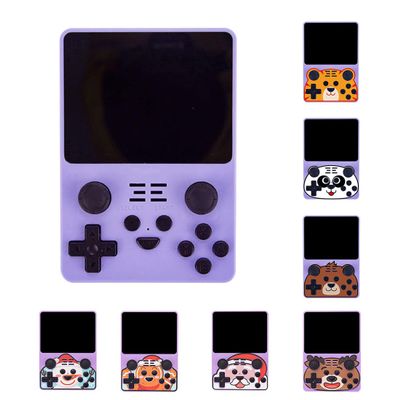 YILQ RGB20S Handheld Retro Arcade Game Console, 3.5 Inch IPS Screen Open Source Arkos System & RK3326, 16G Without Games (Purple), D10KJSP1225D7STM3Q5MB