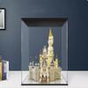 HAIWENFEIQI Acrylic Display Case for LegoCastle Blocks 71040Compatible LegoModel Gift Storage Display (Model not Included) (Top and Bottom with Cover and Door) view 2