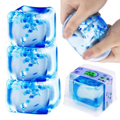 Naturahand 3Pcs Stress Balls Ice Cube Fidget Sensory Cube for Autism ADHD Squeeze Balls Anxiety Relief for Adults