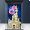 Acrylic Display Case for LegoCastle Blocks 71040Compatible LegoModel Gift Storage Display (Model not Included) (Top Cover and Door Pattern) view 2