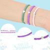 Sureio 24 Pcs Friendship Bracelets for Kids Girls Stretch, Rainbow Heart view 3