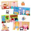 BizyKoady Montessori Felt Busy Book Toddlers Quiet Book Preschool Early Learning Educational Travel Toys for Kids Age 2 3 4 5 6 Years Travel Essentials Daily House Learning Activities Girls view 2