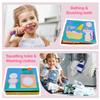 BizyKoady Montessori Felt Busy Book Toddlers Quiet Book Preschool Early Learning Educational Travel Toys for Kids Age 2 3 4 5 6 Years Travel Essentials Daily House Learning Activities Girls view 4