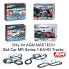 AGM MASTECH Extension Set #4-26 Piece Track(16 Loop Tracks, 4 Straight Tracks, and More) Expansion Accessory Pack - for Use with 1: 64 Scale AGM MASETCH Slot Car Race Track Systems view 4