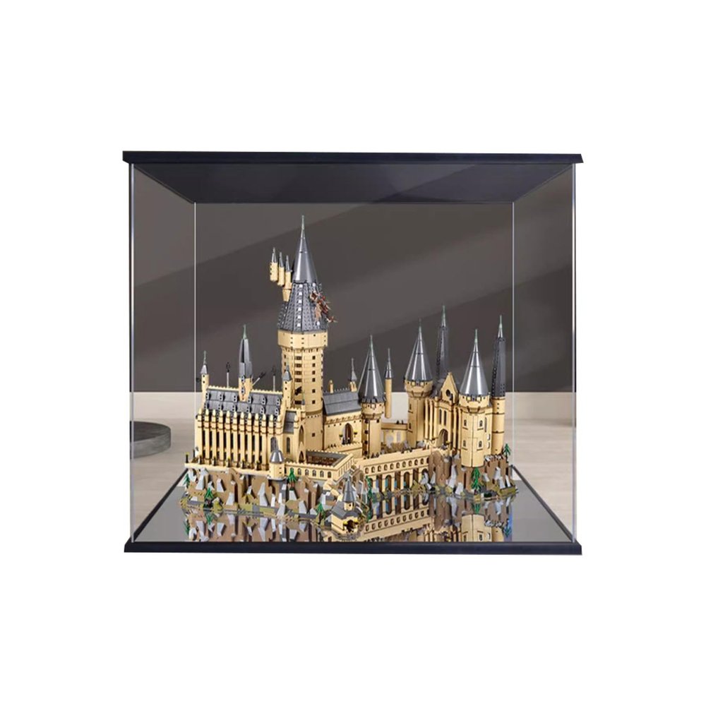 Acrylic Display Case for Lego71043 CastleCompatible LegoModel Gift Storage Display (Model not Included) (Upper and Lower Cover with Door)
