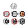 WONFAST 4PCS 1.55 inch Metal Beadlock Wheels Rim Hub RC Aluminum Alloy Wheel Replacement for 1:10 RC Rock Crawler Car for Axial 90069 D90 TF2 Tamiya CC01 MST JIMNY Parts (Black Orange) view 4