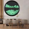 TNSLGHS Sand Art Liquid Motion, 360 Rotation Wall Mounted Moving Sand Art Decor, 3D Dynamic Sand Painting Deep Sea Sandscape, Relaxing Mood Home Office Work Decor Gift,K-14.3in/36cm view 1