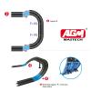 AGM MASTECH Extension Set #3-38 Piece Track Expansion Accessory Pack(Fly-Over Slope) - for Use with AGM MASETCH 1:64 Slot Car Racetrack Systems view 3
