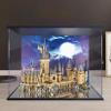 HAIWENFEIQI Acrylic Display Case for Lego71043 CastleCompatible LegoModel Gift Storage Display (Model not Included) (Top Cover and Door Pattern) view 2