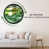 TNSLGHS Moving Sand Art Decor, Sand Art Liquid Motion, 360 Rotate Wall Mounted 3D Dynamic Sand Painting Deep Sea Sandscape, Wall Mounted Sand Art, for Home Office Decoration Gifts,B-24in/61cm view 2