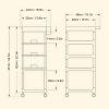 NOENNULL Baby Diaper Rolling Cart Baby Diaper Cart with Wheels Reinforced Handle Rolling Utility Cart Nursery Storage Organizer Diaper view 2