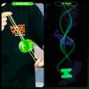 MAGICYOYO K2 Yoyo Professional Glow in The Dark, Responsive Yoyo for Kids 8-12, Unresponsive Yo yos for Adults, Plastic Yo-yo for Finger Spin Trick, 12 Yo yo Strings + Extra accessory kit (Glow Green) view 2
