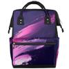 Skonsati Diaper Backpack for Moms Watercolor Paint Baby Bag Large Diaper Tote Bags Nappy Bags Waterproof Travel Essentials with Stroller Straps view 1