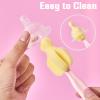 8PCS Bottle Brush Sponge Nipple Brushes Long Handle Cup Cleaner Brush for Baby Bottle Glasswares Mugs Cups Kitchen Clean (4 Bottle Brushes + 4 Nipple Brushes) view 3