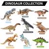 SAURAWAN T Rex Dinosaur Wind Up Toys for Toddlers, Novelty Easter Wind Up, Dino Toys for Kids 1-3 3-5 5-7, Easter Basket Stuffers, Jumping Tyrannosaurus Rex view 2