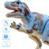 Allosaurus Wind Up Dinosaur Toys for Kids 1-3 3-5 5-7, Realistic Dino Easter Wind Up Toy, Novelty Jumping  Walking Dinosaur Clockwork for Boys Birthday Gift, Goodie Bag Stuffers, Treasure Box view 4