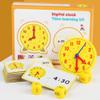 Gudong Children Montessori Clock Educational Toys Hour Minute Second Cognition Matching Puzzle Toys Kids Clock Early Preschool Teaching Aid view 2