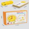 Gudong Children Montessori Clock Educational Toys Hour Minute Second Cognition Matching Puzzle Toys Kids Clock Early Preschool Teaching Aid view 4