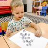 18Pcs 16mm White Acrylic Right Angled Dices Game Props Toy for Kids Mathematical Symbol Game Dices Kids Teaching Tool Kids Mathematical Dices view 4